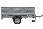 Faltbarer Pkw Anhänger Garden Trailer 230 KIPP mit zusätzlichen Bordwänden, Stützrad, Flachplane und Planenträgern]-Neu – Bild 13