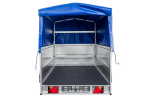 Führerschein B Anhänger GARDEN TRAILER 230 KIPP mit Stützrad, zusätzlichen Bordwänden, Hochplane und Hochspriegel H800-Neu – Bild 12