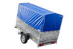 Führerschein B Anhänger GARDEN TRAILER 230 KIPP mit Stützrad, zusätzlichen Bordwänden, Hochplane und Hochspriegel H800-Neu – Bild 9