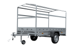 GARDEN TRAILER 264 KIPP MIT STÜTZRAD, H1100-HOCHSPRIEGEL UND GRAUER PLANE-Neu – Bild 20