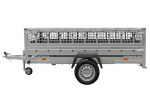 GARDEN TRAILER 264 KIPP mit Gitteraufsatz, Flachplane und Stützrad-Neu – Bild 13