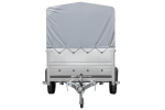 Kfz Anhänger mit Plane GARDEN TRAILER 264 KIPP [mit Stützrad, zusätzlichen Bordwänden, Hochplane und Hochspriegel]-Neu – Bild 5