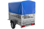 Kipp Anhänger Garden Trailer 200 KIPP mit Laubgitteraufsatz, Hochplane, Hochspriegel und Stützrad-Neu – Bild 7