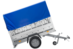 Kipp Anhänger Garden Trailer 200 KIPP mit Laubgitteraufsatz, Hochplane, Hochspriegel und Stützrad-Neu – Bild 10