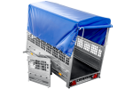 Kipp Anhänger Garden Trailer 200 KIPP mit Laubgitteraufsatz, Hochplane, Hochspriegel und Stützrad-Neu – Bild 13