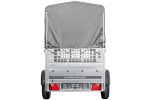 Kippanhänger Garden Trailer 200 KIPP 200×106 cm 750 kg mit Laubgitteraufsatz, Hochplane, Hochspriegel und Stützrad-Neu – Bild 12