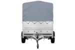 Leichtanhänger auf Blattfedern 200×125 UNITRAILER GARDEN 201/R KIPP mit BIS-Seiten, H-800-Rahmen und grauer Plane-Neu – Bild 15