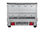 Leichter Anhänger 264×125 UNITRAILER FORCE 264 KIPP mit BIS-Seitenwänden, H-0-Rahmen und grauer Plane-Neu – Bild 3