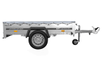 PKW-Anhänger auf Blattfedern 200×125 UNITRAILER GARDEN 201/R KIPP mit H-0 Rahmen und grauer Plane-Neu – Bild 10
