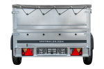 PKW-Anhänger auf Federn 230×125 UNITRAILER GARDEN 230/R KIPP mit BIS-Seiten, H-0-Rahmen und grauer Plane-Neu – Bild 6