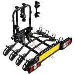 Peruzzo Parma 4 – Anhängerkupplungs-Fahrradträger für 4 Fahrräder (schwarz)-Neu – Bild 3