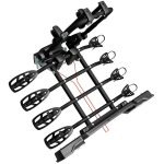 Peruzzo Parma 4 – Anhängerkupplungs-Fahrradträger für 4 Fahrräder (schwarz)-Neu – Bild 5
