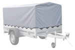 PKW-Anhänger 230×125 UNITRAILER GARDEN 230 FD mit BIS-Seiten, H-800-Gestell und grauer Plane-Neu – Bild 13