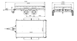 Zweiachsanhänger 264×150 UNITRAILER GARDEN 265/2 KIPP-Neu – Bild 2
