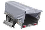 Zweiachsanhänger 264×150 UNITRAILER GARDEN 265/2 KIPP mit H-800 Rahmen und grauer Plane-Neu – Bild 10