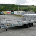 Hapert Indigo HT-2 – 3500 – 5050 x 2000 Kipphydraulik, Parabelfederung, Bordwände, Rampe