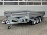 Humbaur HTK 3500.41 STAHL Tridem 3 Achser NEU – Stahlbordwand Schwarz