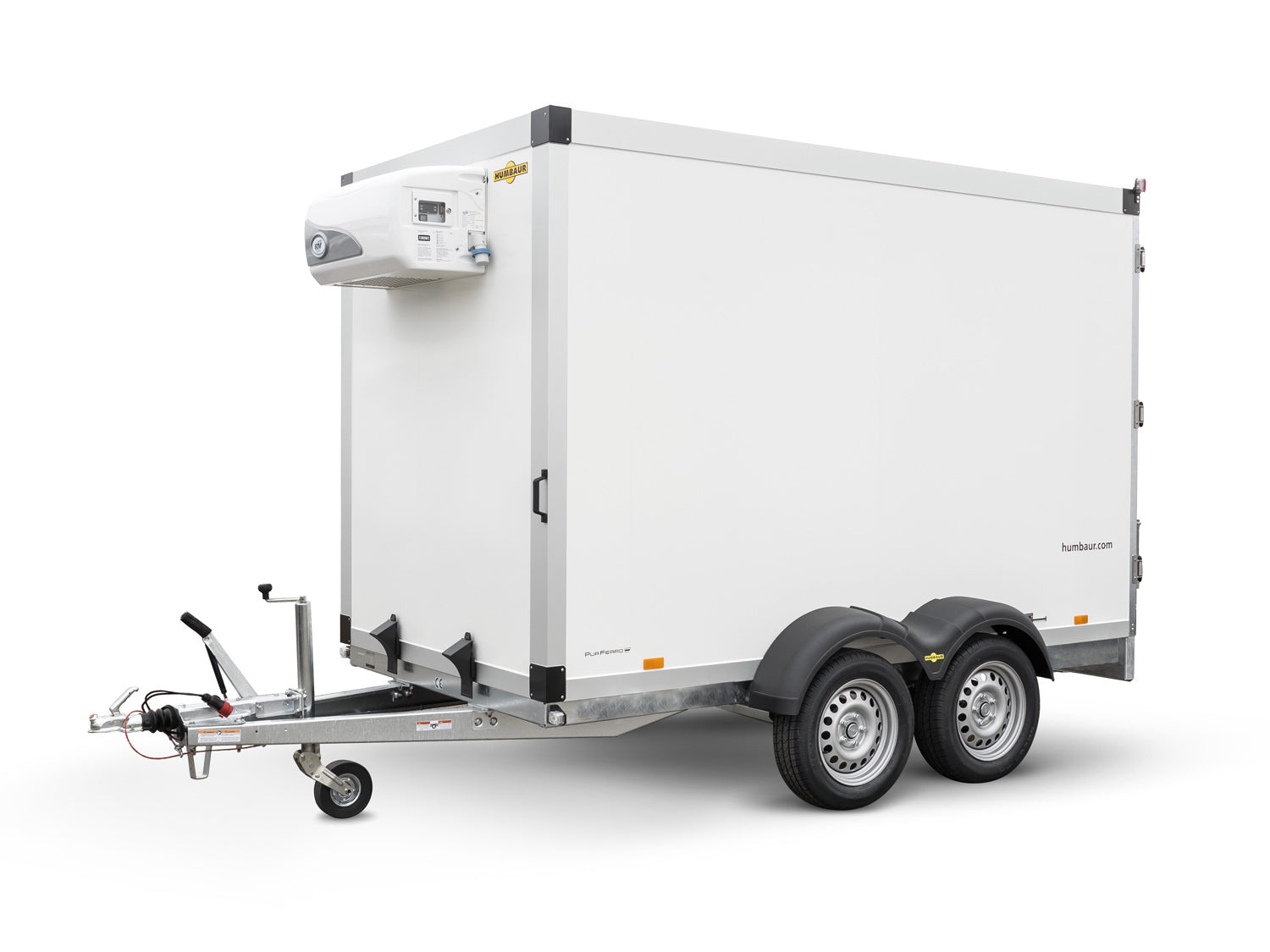 Humbaur HGK 35 42 18 – 21 PF60 Deluxe Tandem-Kühlkoffer mit leistungsstarkem Kühlaggregat – Bild 1