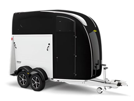 Humbaur Pegasus 2400 Luxus-Pferdeanhänger | Aerodynamischer Poly-Aluaufbau