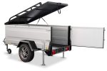 Offroad und Dachzelt Anhänger 1000kg KT-EB2 Aluminium Zinkbeschichtung – Bild 2