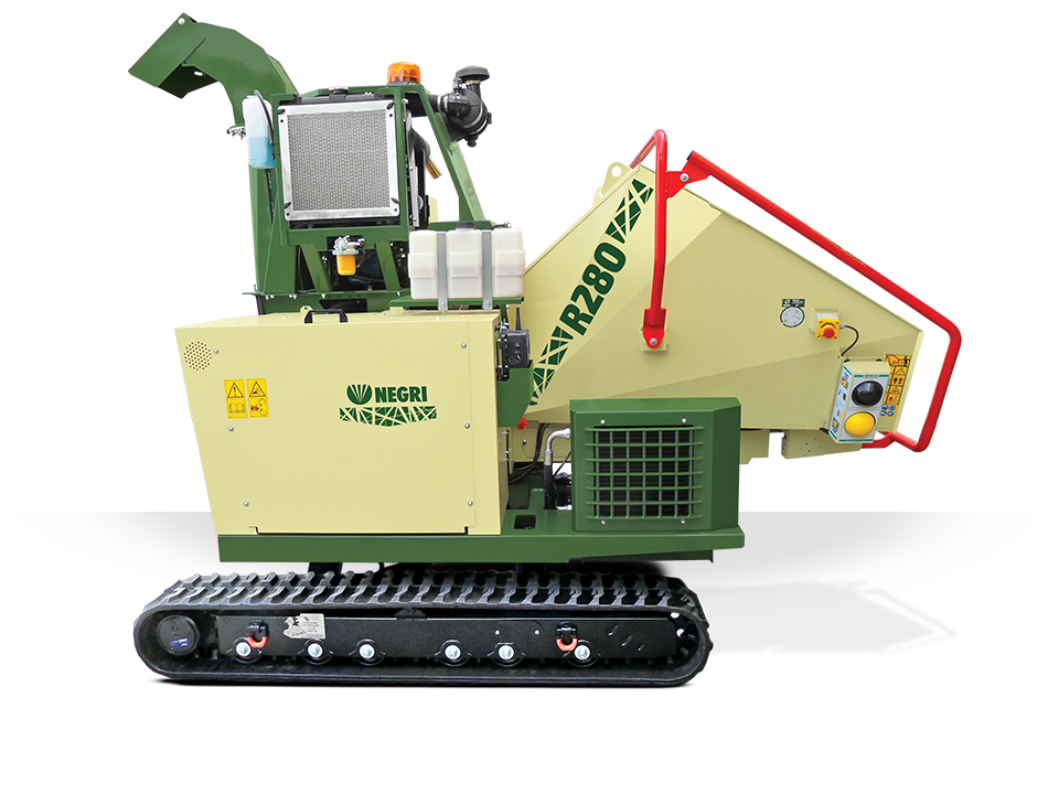 negri-bio-trituratori-R280DK26CN-3.png NEGRI Biohäcksler R280-Benzin- oder Diesel-Häcksler mit Raupenfahrwerk – Bild 1